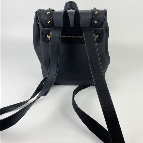 Love Moschino Black Gold Spike Stud Backpack main image 14